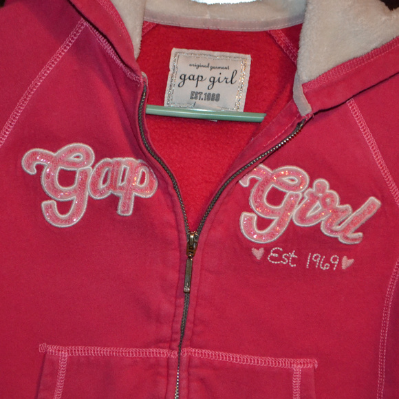 Gap Girls Hooded Jacket, Size XL (12) - Picture 2 of 2